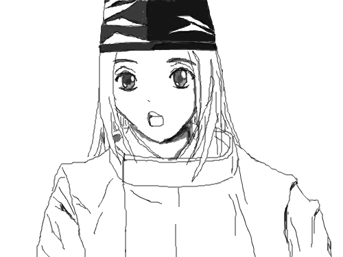 후지와라노 사이 : 누구야 이거 ㅋ 스케치판 ,sketchpan
