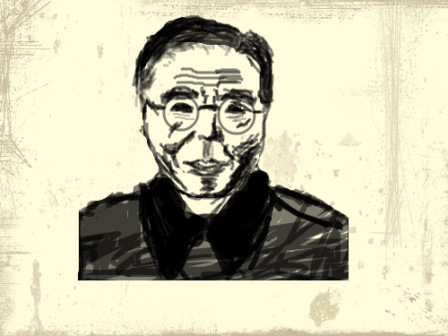 김구 : 김구를 그렸다 스케치판 ,sketchpan