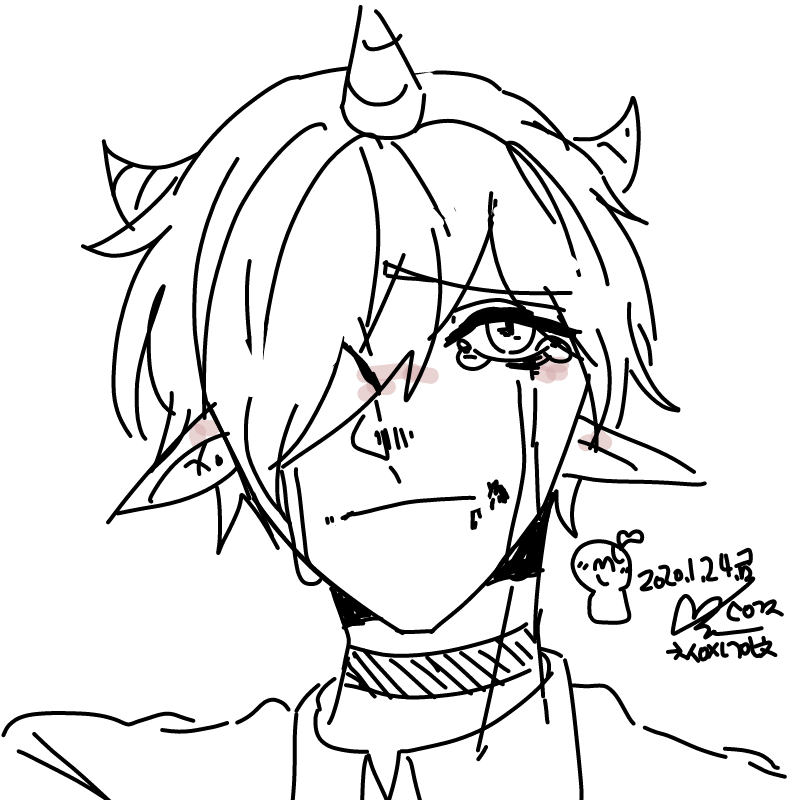 우는 자캐 .. : 우는 자캐 ㅇ0ㅇ 스케치판 ,sketchpan