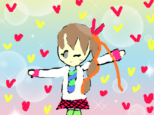 소녀 : 소녀입니당~ 스케치판 ,sketchpan