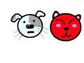 개,고양이 : ㅁㄴㅇㄹ 스케치판 ,sketchpan