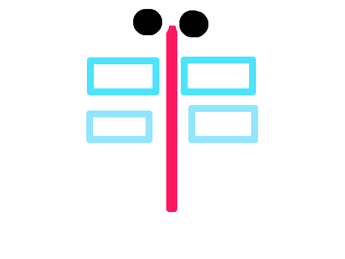 앵앵앵자리 : 잠자리별자리 스케치판 ,sketchpan