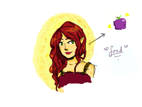 for kr : her oc. what is this website hahahaa 스케치판 ,sketchpan