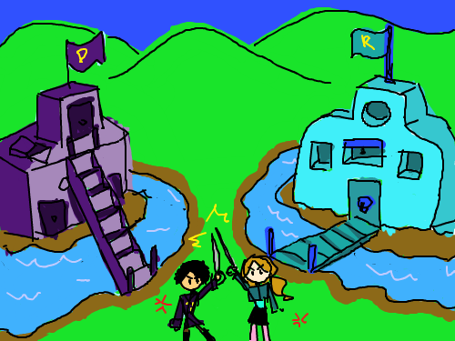 rudes fight : this is so kickass god damn 스케치판 ,sketchpan