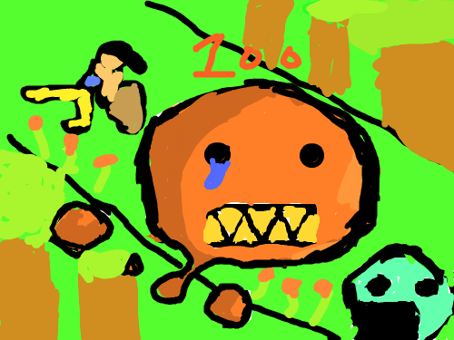인간vs몬스터 : 인간vs몬스터 스케치판 ,sketchpan