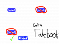 Fakebook iz the bomb : Fakebook is good facebook is bad! 스케치판 ,sketchpan