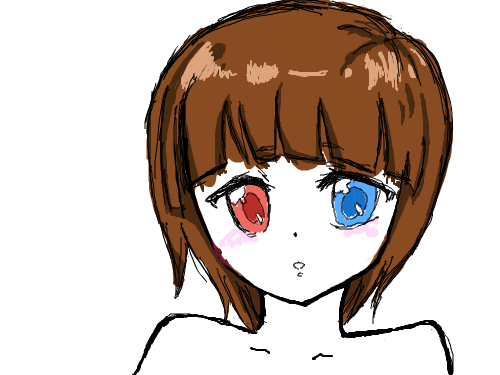 잇힝 : 갈색머리가 좋죠..ㅇ 스케치판 ,sketchpan