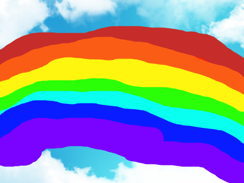 무지게 : 무지게이다. 스케치판 ,sketchpan