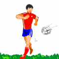 축구선수 .. : 축구선수 몸이 굉장히 멋지더라 스케치판 ,sketchpan