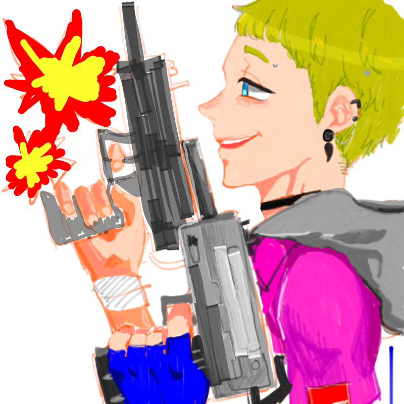 빵야빵야 : 빵야빵야 스케치판 ,sketchpan