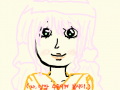 분홍여자 : 심심해서,, 하하 스케치판 ,sketchpan