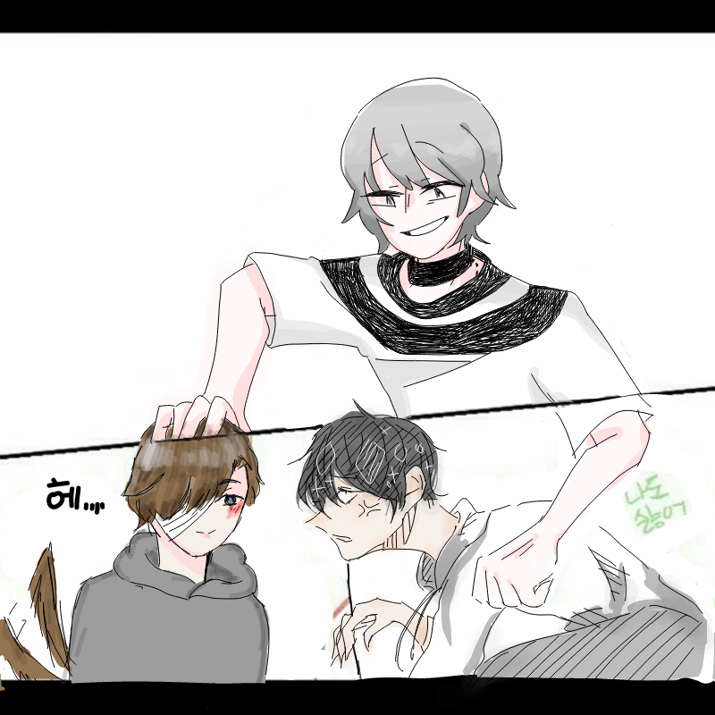 존잘님들 .. : 존잘님들 사이에 있으니까.....행복하다... 스케치판 ,sketchpan