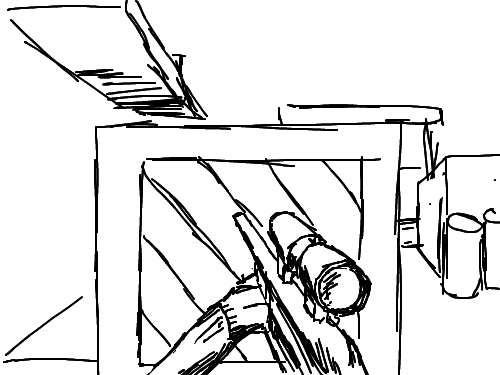 서든어택-B롱 스나 : B롱 스나임 ㅎㅎ 스케치판 ,sketchpan