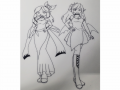 블랙가 지.. : 블랙가 지금를 악몽입니다 스케치판 ,sketchpan