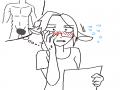 남자가 근.. : 남자가 근육를 좋습니다...)) 스케치판 ,sketchpan