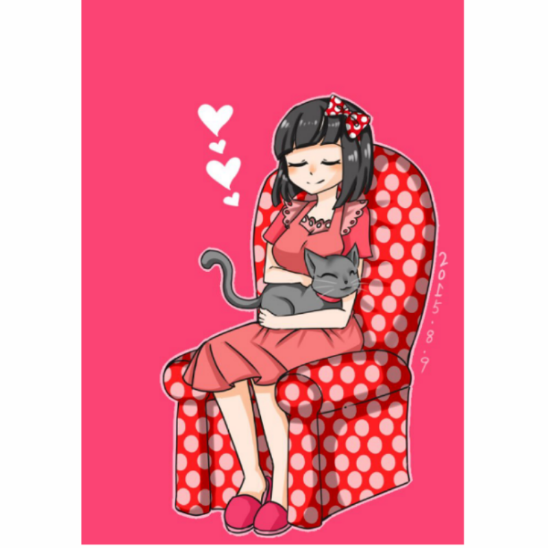 고양이가 .. : 고양이가 빨강를 입니다~ 스케치판 ,sketchpan