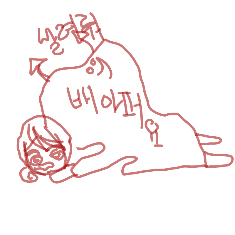 2015.8.11 
.. : 2015.8.11 
배아퍼요 .ㅎㅎ
지금기 배가 조금을 입니다. 스케치판 ,sketchpan