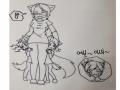 엄마가 쌍.. : 엄마가 쌍둥이를 지금입니다. 스케치판 ,sketchpan