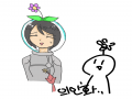 우주가 꽃.. : 우주가 꽃를 입니다. 스케치판 ,sketchpan