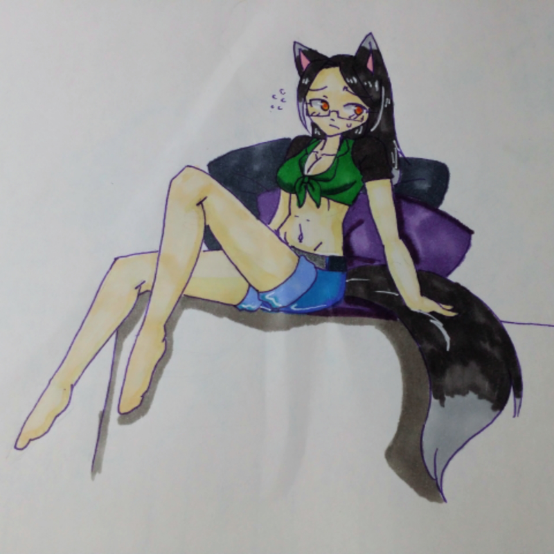 늑대가 좋.. : 늑대가 좋를 입니다ㅎㅎ 스케치판 ,sketchpan