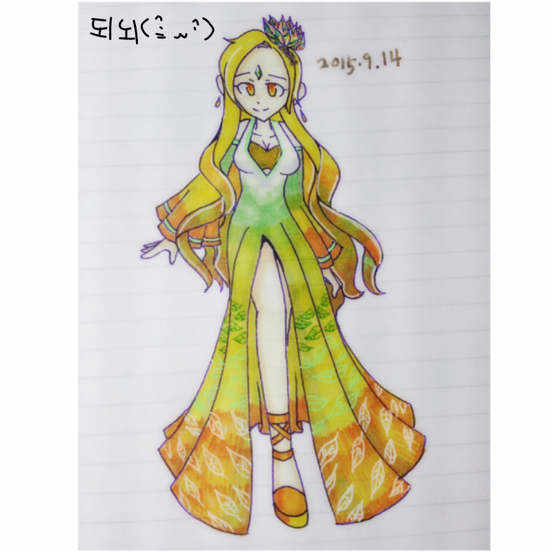 왕가을가 .. : 왕가을가 의인화를 소녀입니다 스케치판 ,sketchpan