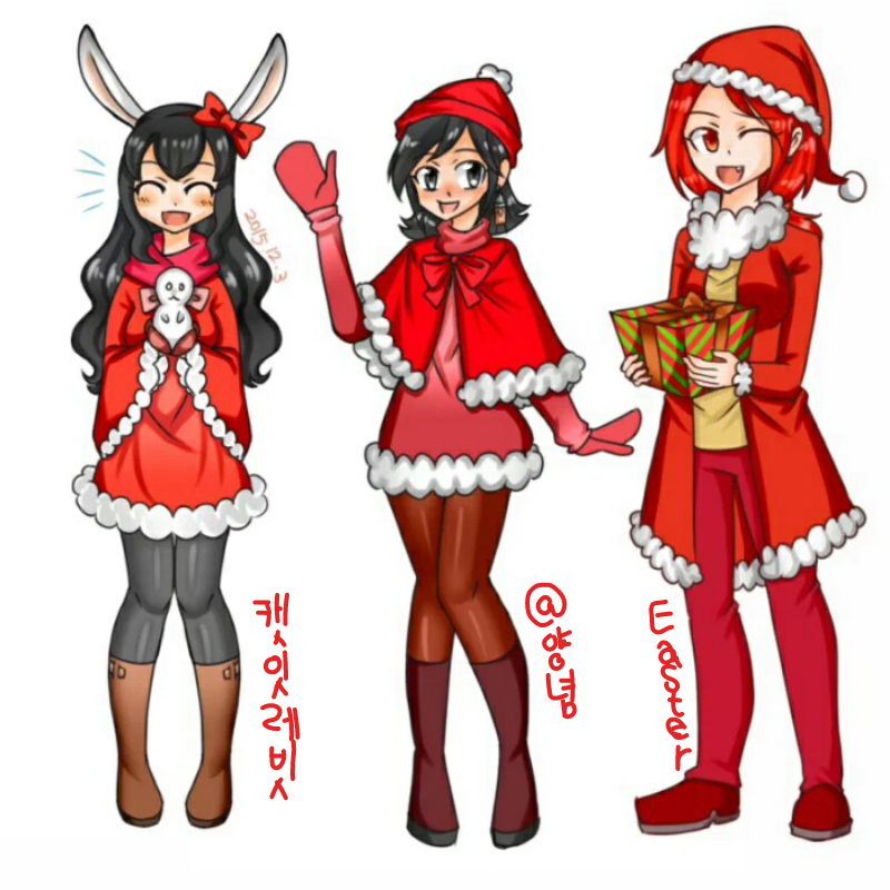 산타가 옷.. : 산타가 옷를 겨울입니다!
팬아트 스케치판 ,sketchpan