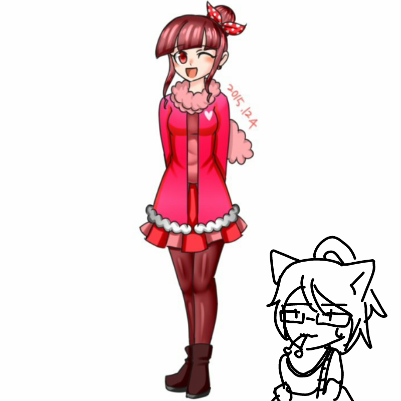 산타가 좋.. : 산타가 좋를 공주입니다. 똥서 스케치판 ,sketchpan