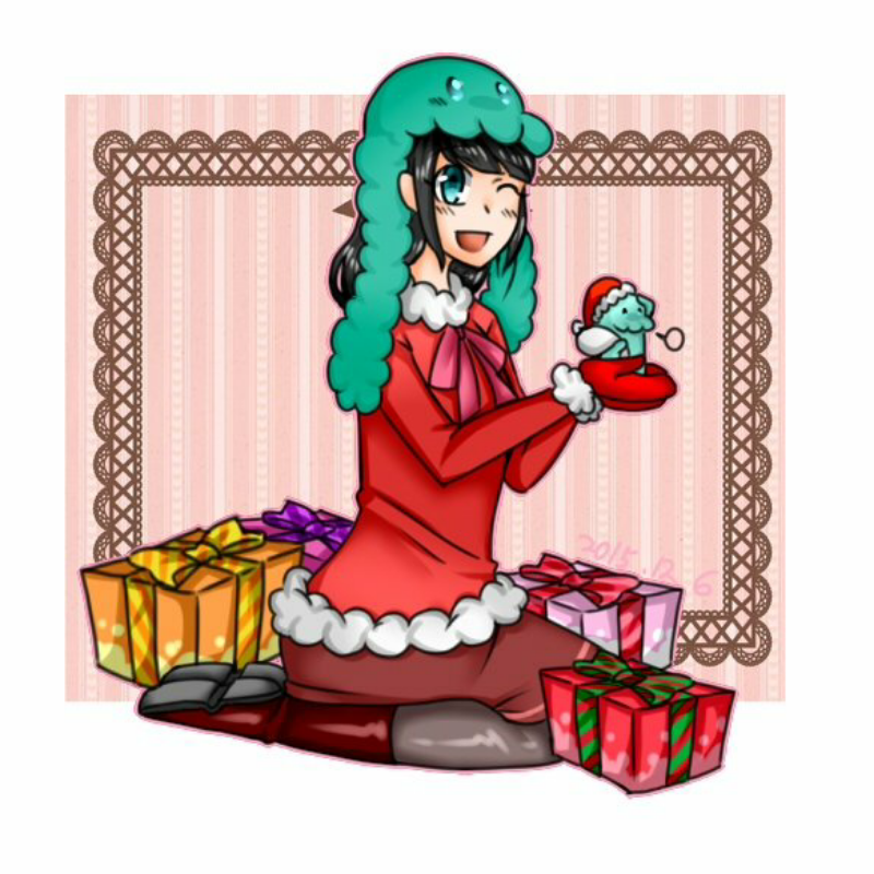티냐♡님 .. : 티냐♡님 산타가 좋를 캐릭터입디다!! 스케치판 ,sketchpan