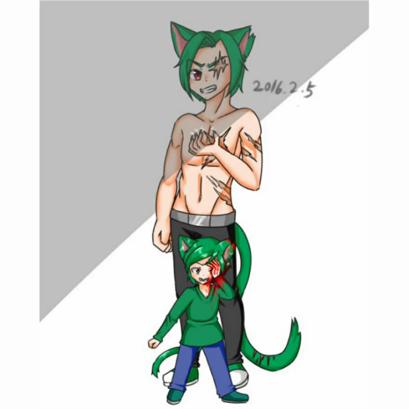 고양이의인.. : 고양이의인화 스케치판 ,sketchpan