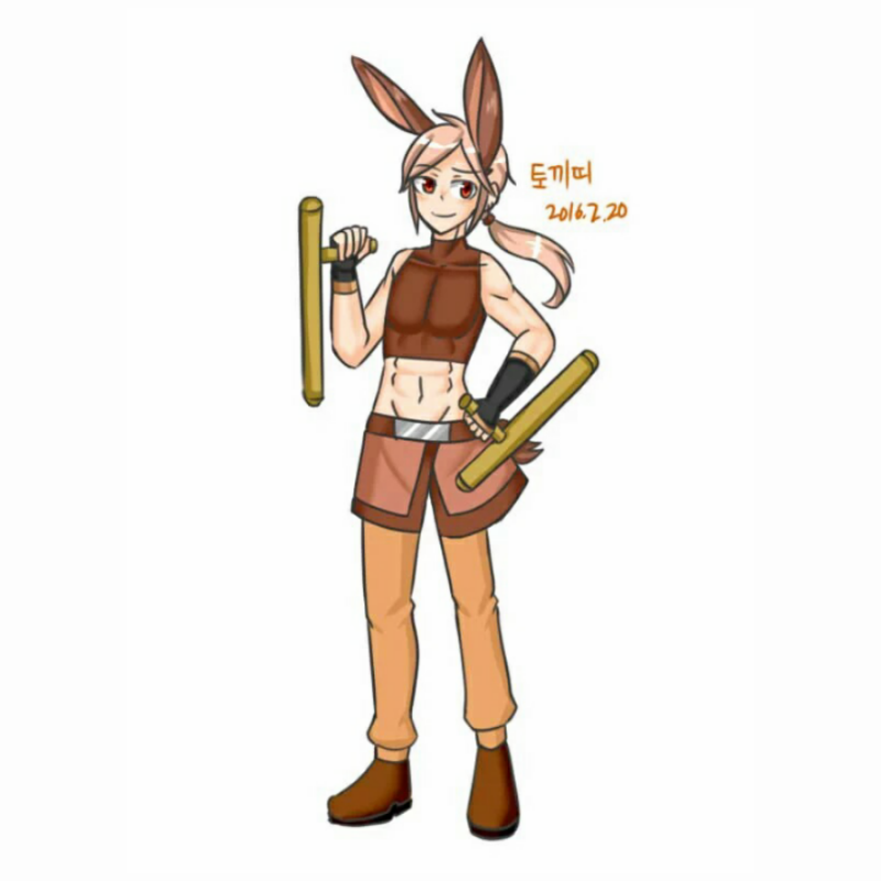 토끼띠 의.. : 토끼띠 의인화 스케치판 ,sketchpan