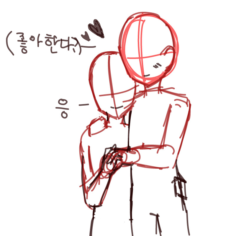 남자 커플 : 남자 커플 스케치판 ,sketchpan