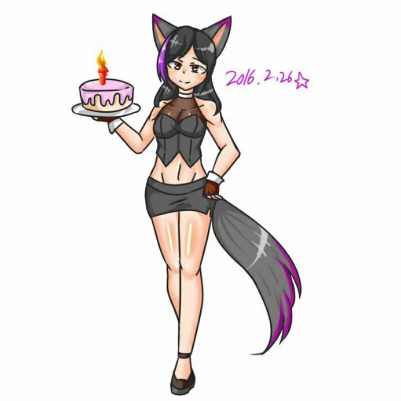 늑대L양 : 늑대L양 스케치판 ,sketchpan