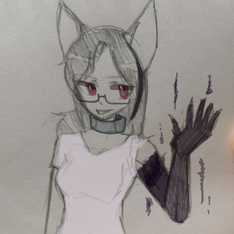 늑대가 악.. : 늑대가 악몽팔를 지금입니다 스케치판 ,sketchpan