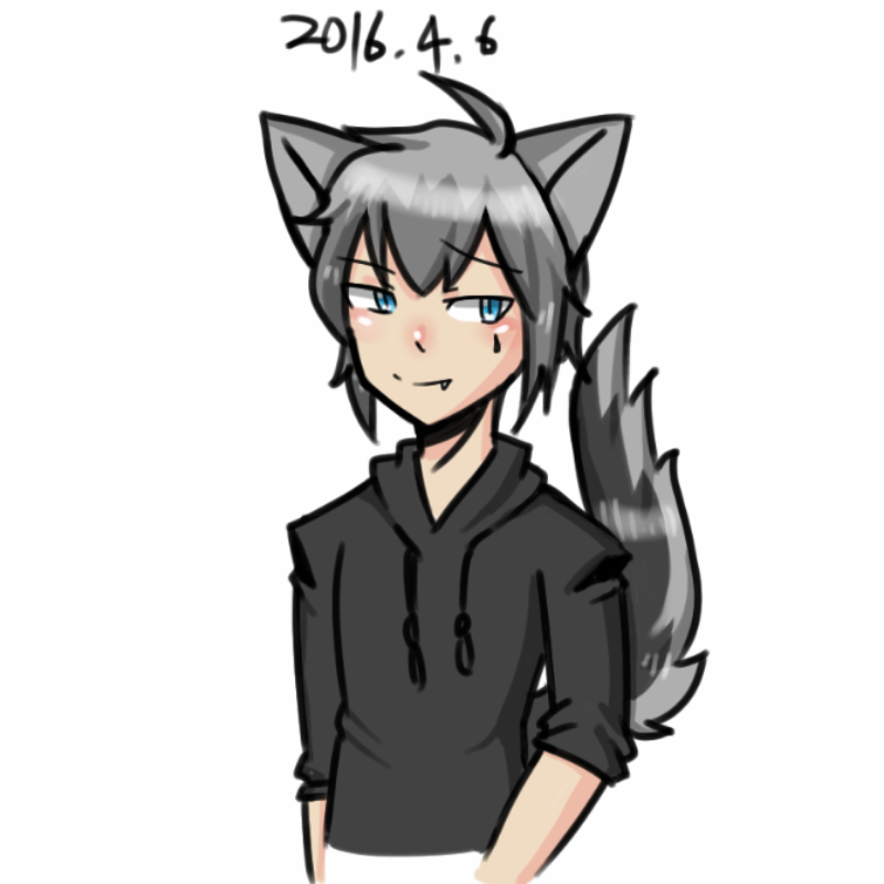 늑대가 좋.. : 늑대가 좋를 입니다. 수인화 스케치판 ,sketchpan