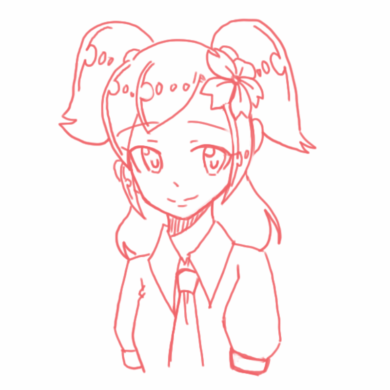 벚꽃소녀 : 벚꽃소녀 스케치판 ,sketchpan