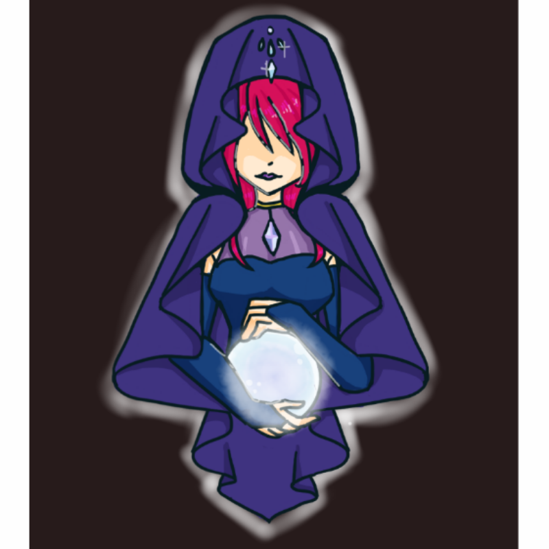 마법소녀 : 마법소녀 스케치판 ,sketchpan