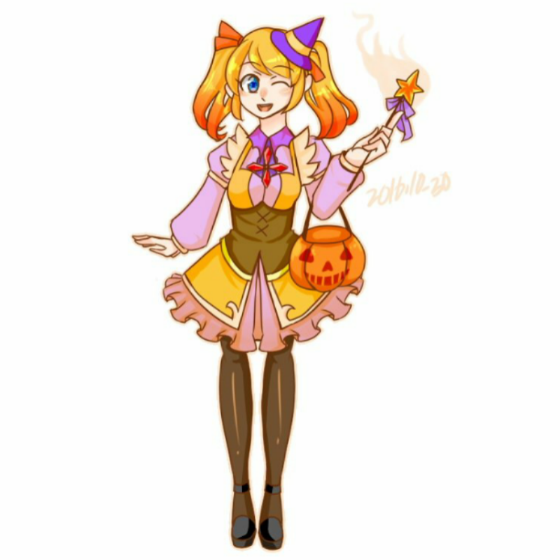 미녀마법 .. : 미녀마법 할로원 스케치판 ,sketchpan