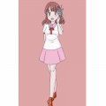 벚꽃 머리.. : 벚꽃 머리핀 스타일 스케치판 ,sketchpan