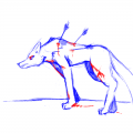 늑대 : 늑대 스케치판 ,sketchpan