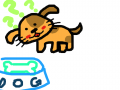 멍멍이 : 멍멍 짖는 멍멍이(누렁이 스케치판 ,sketchpan