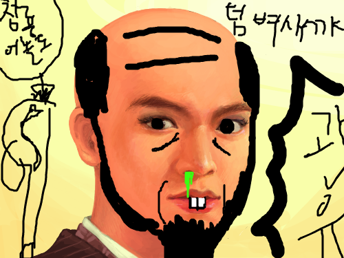 누가바도관우 : 이거관우임 스케치판 ,sketchpan