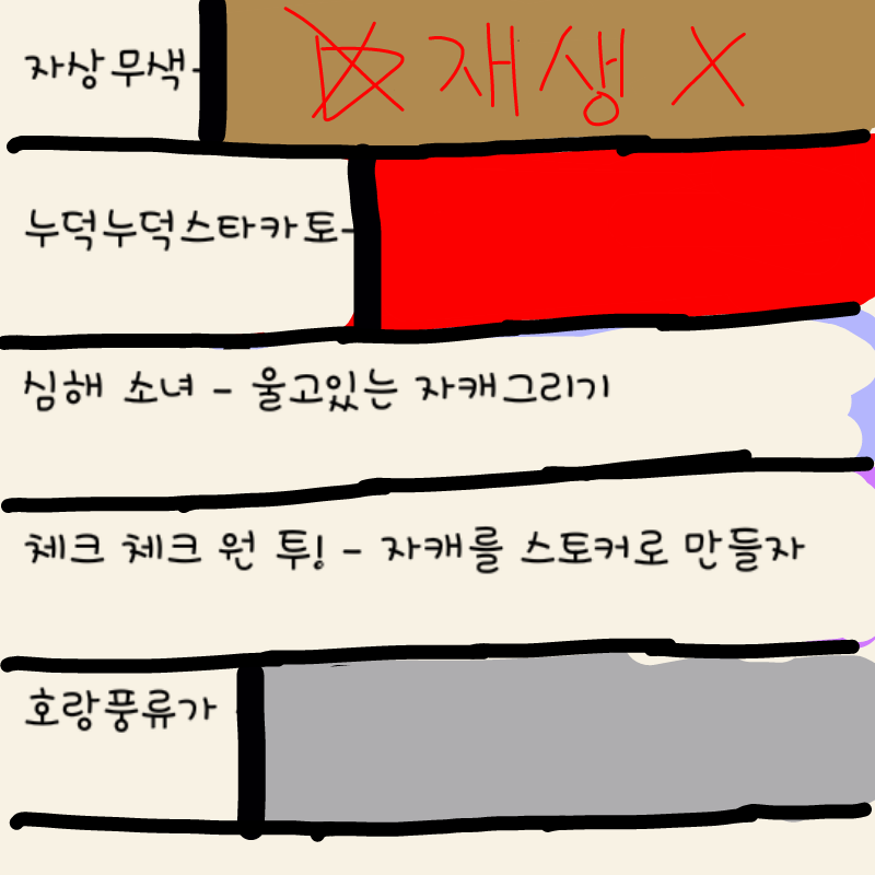 2개 뽑았습.. : 2개 뽑았습니다. 스케치판 ,sketchpan