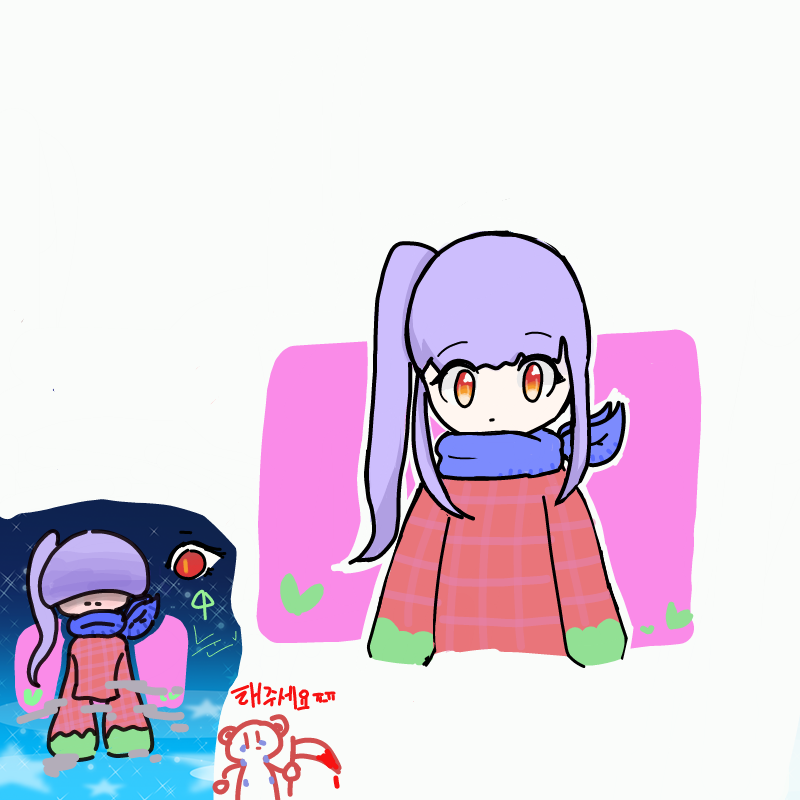 은방울꽃!.. : 은방울꽃!님 께서 해주신 이쁘고 귀여운 연성입니다아! 감사드려요! 은방울꽃!님! 스케치판 ,sketchpan