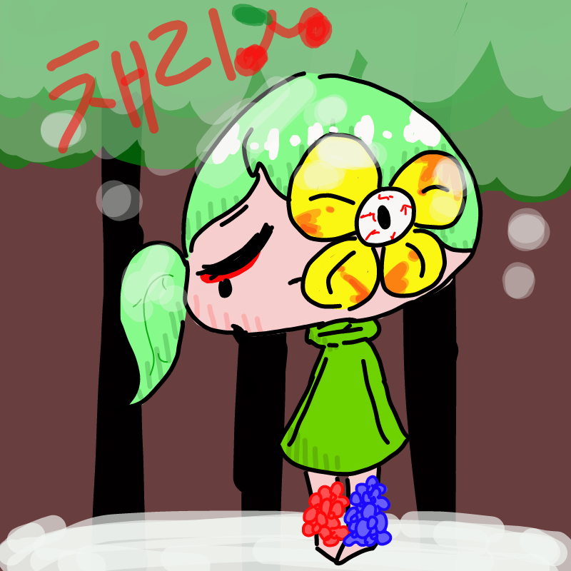 새 자캐인 .. : 새 자캐인 채리! 스케치판 ,sketchpan