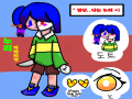 이번엔 누.. : 이번엔 누리! (누아리 + 차라) 남자! (소곤소곤) 아스리엘은 여자★ 스케치판 ,sketchpan