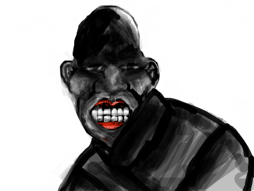 흑인의 반란 : 흑인의 반란 스케치판 ,sketchpan