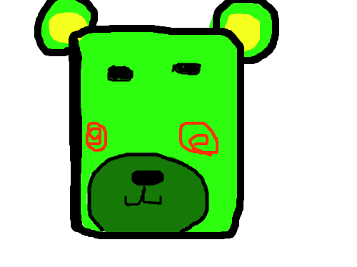 곰머리 : 머리가 네모 쳐럼 생겨서 그게특징이다. 스케치판 ,sketchpan