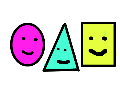 네모세모동그라미 : 얼굴그리기 스케치판 ,sketchpan