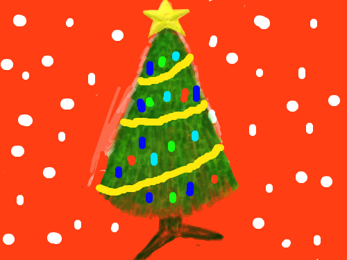 크리스마스트리 : 성탄절 트리를 만들어보았어요 스케치판 ,sketchpan