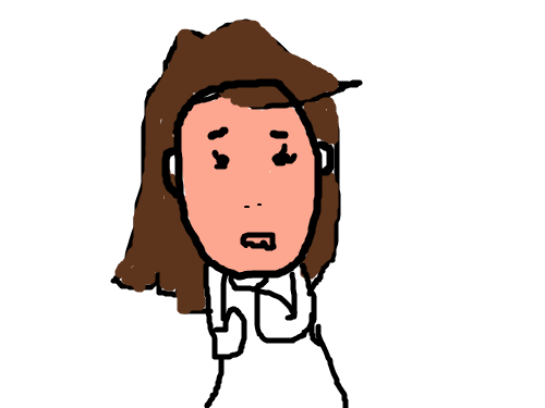 대머리 꼬마 여자 : 여자가 대머리가 되었어요 스케치판 ,sketchpan